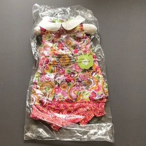Vera Bradley Baby Girl Dress Bloomers Clementine